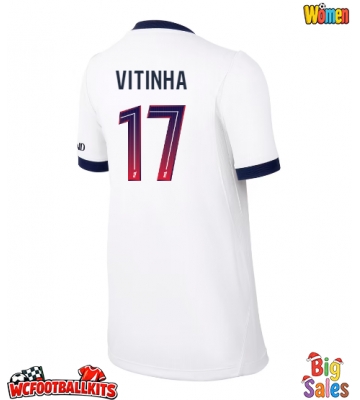 Paris Saint-Germain Vitinha #17 Replica Away Stadium Shirt for Women 2026-27 Short Sleeve